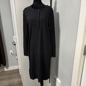 Chic Black Long Sleeve Dress